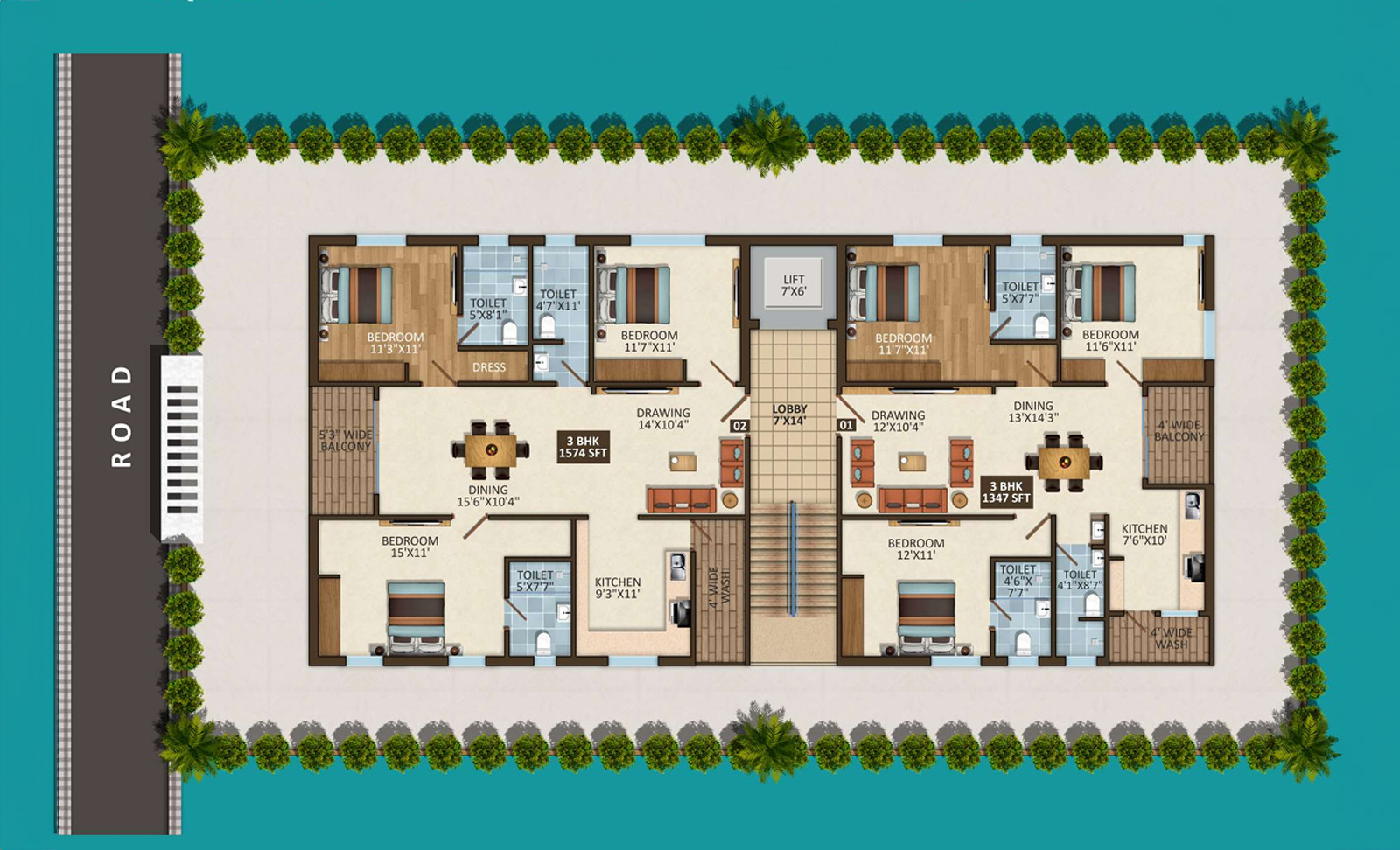 2D Floor Plan