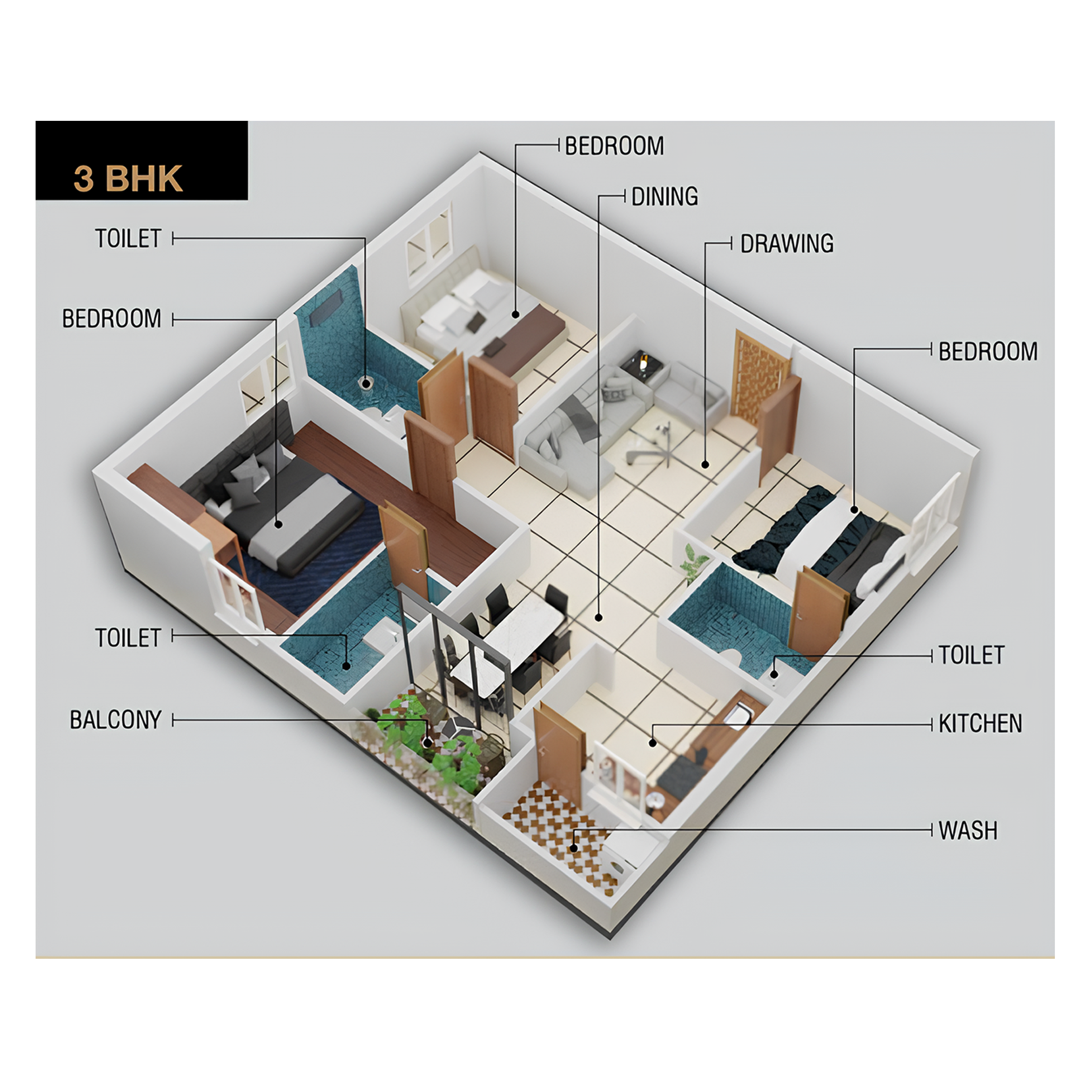 3D Floor Plan